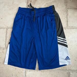Adidas Shimmer Dazzle Blue Hoop Shorts Mens XL Vintage Y2K 90s Rare